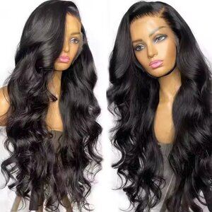 Black 13x4 Lace Frontal Synthetic Wig – Glueless, Natural Look for Black Women